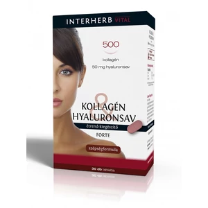 INTERHERB VITAL KOLLAGÉN&HYALURONSAV TABLETTA FORTE 30DB