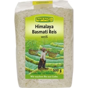 RAPUNZEL BIO BASMATI FEHÉR RIZS, 500 g