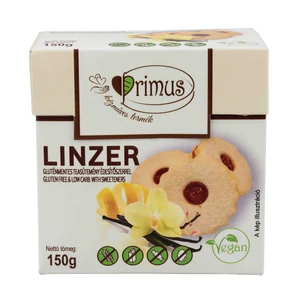 Primus Gluténmentes vegán Linzer, 150g
