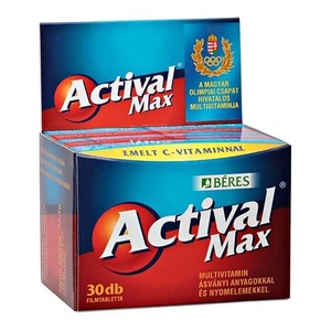 Béres Actival Max multivitamin, 30db, 90db