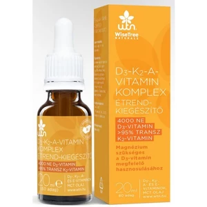 WTN D3-K2-A-Vitamin Komplex csepp, 20 ml