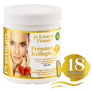 Jó Közérzet Prémium kollagén 18, Eper, 150g