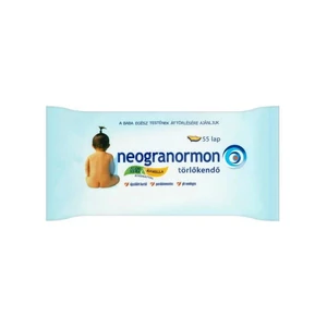 Neogranormon Baba törlőkendő, aloe vera+kamilla vagy sensitive, 55db