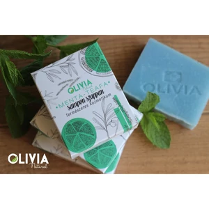 OLIVIA Natural sampon szappan, Menta-teafa 90g