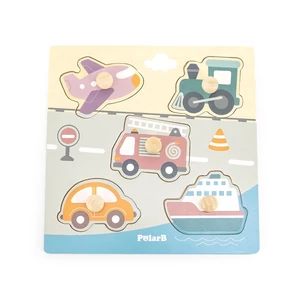 PolarB Fogantyús puzzle - járművek