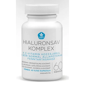 WTN Hialuronsav komplex kapszula, bőrfeszesítés növelésére, 60 kapszula