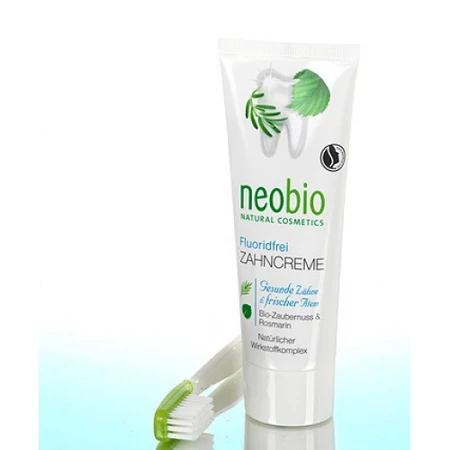 Neobio fluoridmentes fogkrém, bio varázsmogyoróval, bio rozmaringgal 75 ml