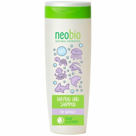 Neobio Baby 2 az 1-ben Fürdető és sampon, 250 ml