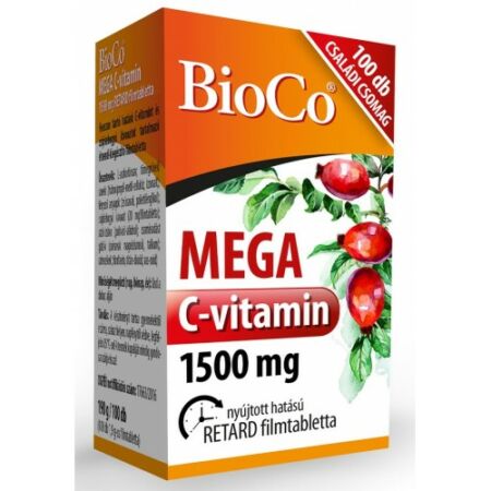 BioCo MEGA C-vitamin 1500 mg Családi csomag 100db