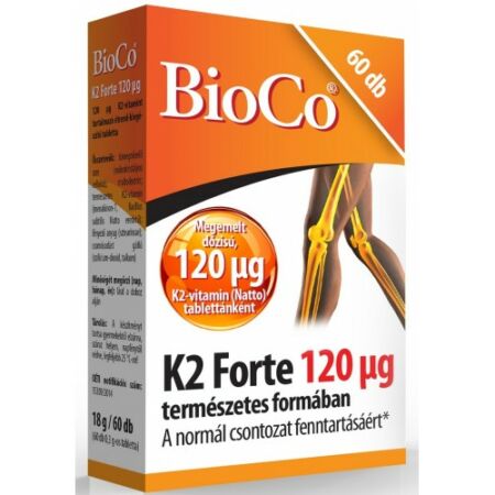 BioCo K2-vitamin Forte 120 µg 60db