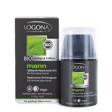 Logona Mann Q10 hidratáló krém ginkgo, és koffein kivonattal 50ml