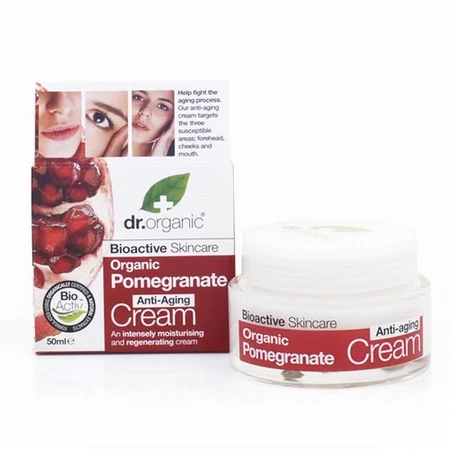 Dr Organic Bio Gránátalma öregedésgátló nappali krém