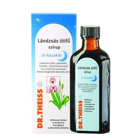 Dr. Theiss Lándzsás útifű Jó éjszakát szirup, 100ml, 250ml
