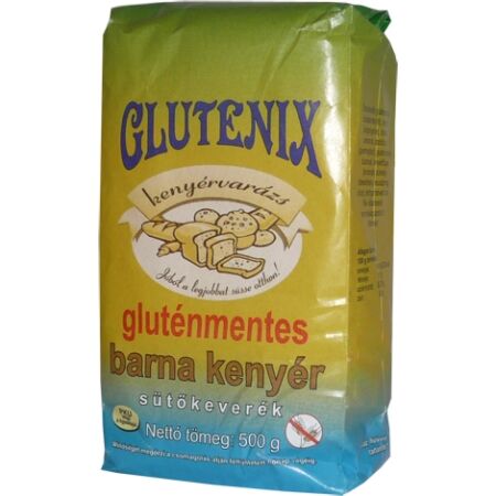 Glutenix gluténmentes barna kenyér sütőkeverék PKU 500g
