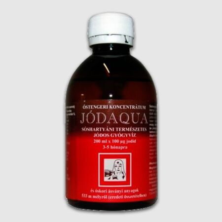 Jódaqua® természetes jódos gyógyvíz, 200ml
