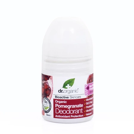 Dr Organic Bio Gránátalma aluminiummentes  golyós dezodor