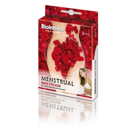 BIOINTIMO MENSTRUÁCIÓS FÁJDALOMCSILLAPITÓ TAPASZ, 3 db