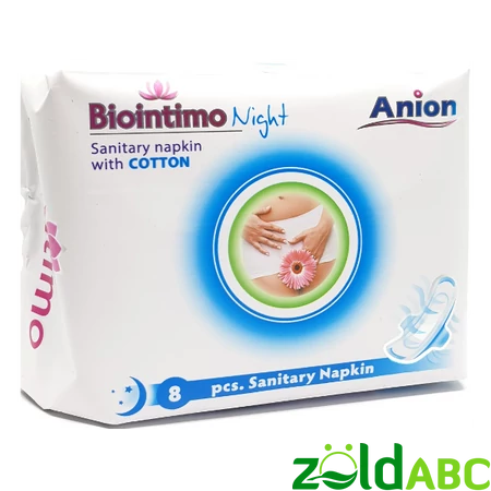 BIOINTIMO Anion éjszakai intimbetét, 8db