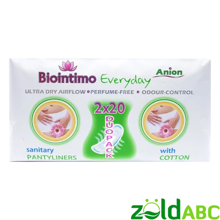 BIOINTIMO Anion tisztasági betét duo-pack 2*20db