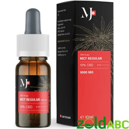 Marry Jane 10% CBD tartalmú MCT olaj, 10ml
