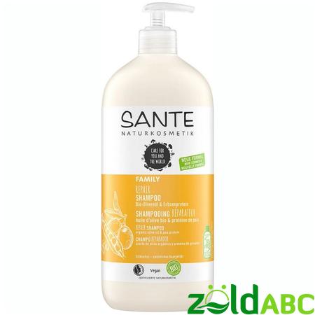 Sante Családi regeneráló sampon - bio oliva & borsófehérje, 950ml