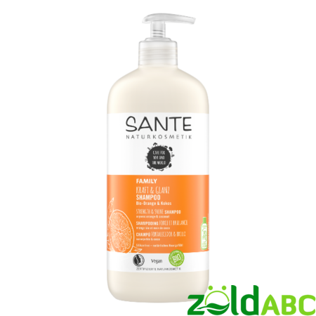 Sante Családi selyemfény sampon - bio narancs & kókusz 950 ml