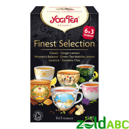 Yogi Tea - Bio Teaválogatás a Legfinomabbakból, 6X3db filter Yogi Finest Selection