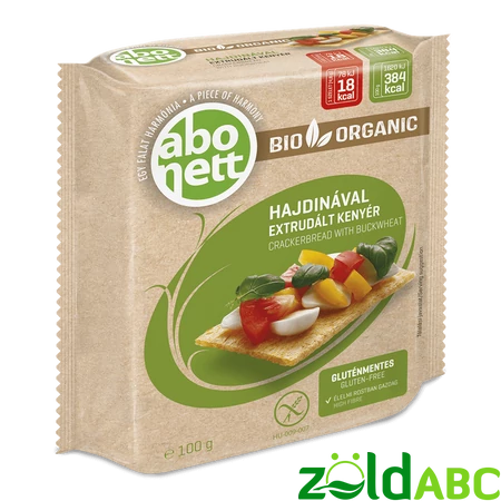 Abonett Extrudált Gluténmentes kenyér, hajdinával, 100g