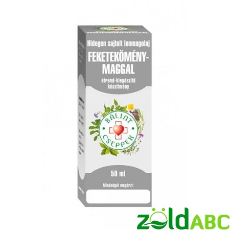 Bálint Cseppek Feketeköményolaj kivonat, 50ml