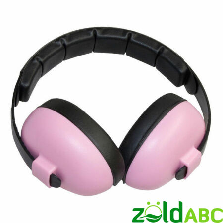 Banz Mini baba hallásvédő fülvédő 3 hónapostól-2 éves korig, Pink