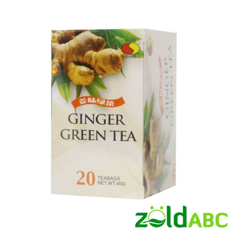 Gyömbéres zöld tea, filteres 20db