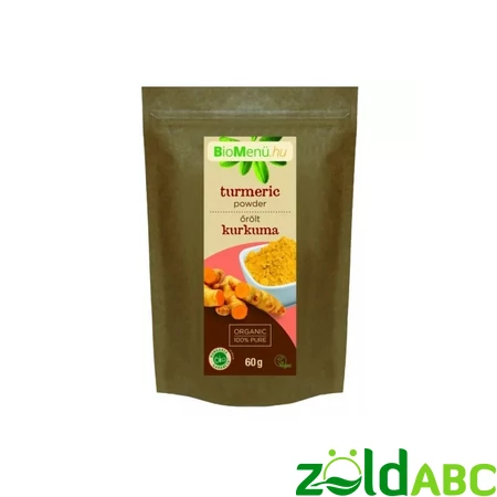 Bio Kurkuma őrölt, BioMenü, 60g