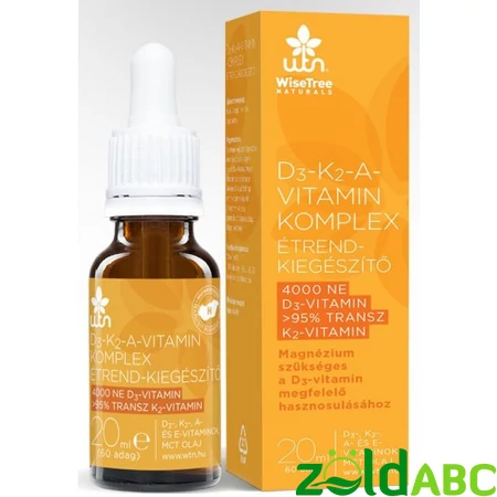 WTN D3-K2-A-Vitamin Komplex csepp, 20 ml
