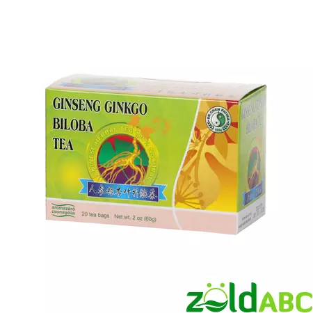 Dr.Chen Ginseng Ginkgo biloda zöld tea, filteres 20db