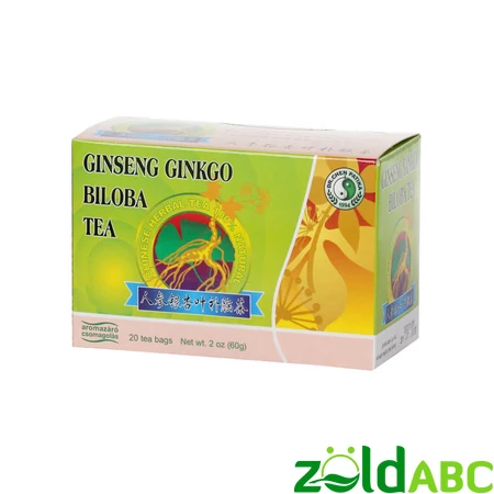 Dr.Chen Ginseng Ginkgo biloba zöld tea, filteres 20db