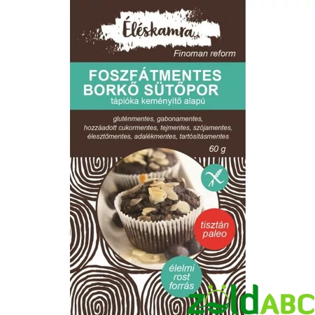 Foszfátmentes paleo sütőpor 60g Paleolit Éléskamra