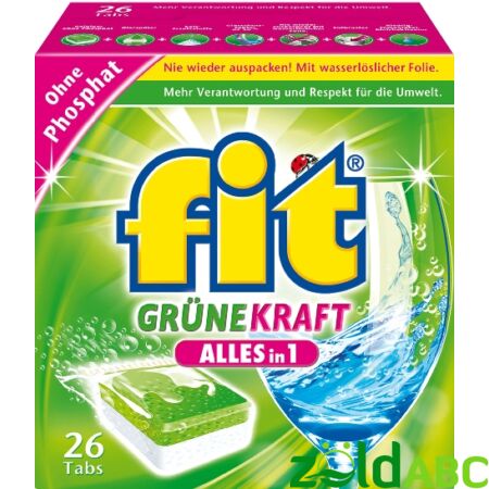 Grüne Kraft gépi mosogató tabletta Alles in 1, 22db