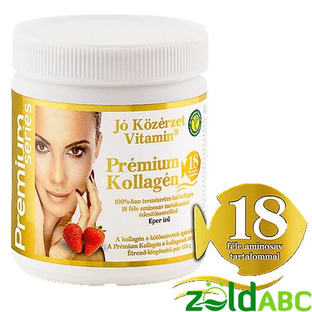 Jó Közérzet Prémium kollagén 18, Eper, 150g