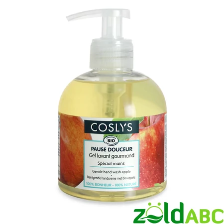 Coslys bio kézkímélő folyékony szappan, alma, 300ml