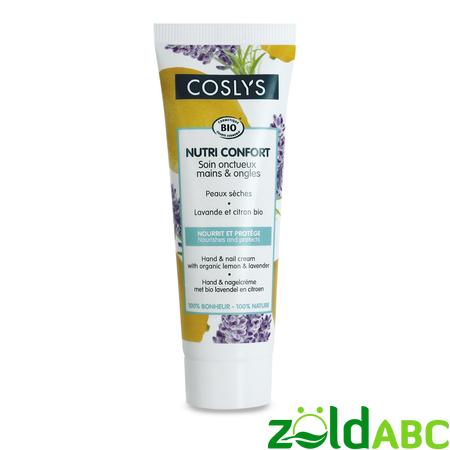 Coslys bio kéz- és körömápoló krém, Mandulás, 50 ml
