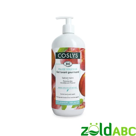 Coslys bio kézkímélő folyékony szappan, alma, 1Liter