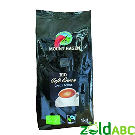 Mount Hagen bio Pörkölt kávé FairTrade, szemes 1000g