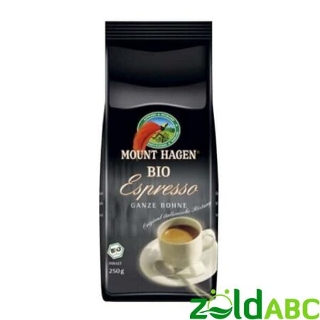 Mount Hagen bio Espresso kávé, szemes 250g