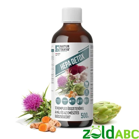 Natur Tanya Hepa Detox a máj és az emésztés egészségéért, 500ml