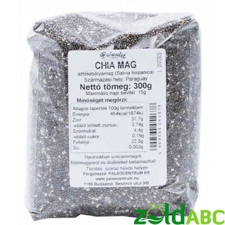 Chia mag fekete Paleolit, 300g