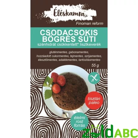 Csodacsokis paleo bögrés süti Paleolit Éléskamra 55g