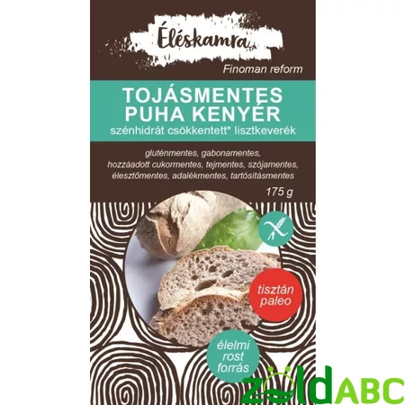 Tojásmentes paleo kenyér 175g Paleolit Éléskamra
