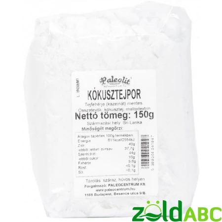 Kókusztejpor Paleolit, 150g, 350g