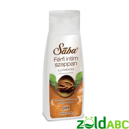 Sába Férfi intim szappan, Illatmentes, 250ml