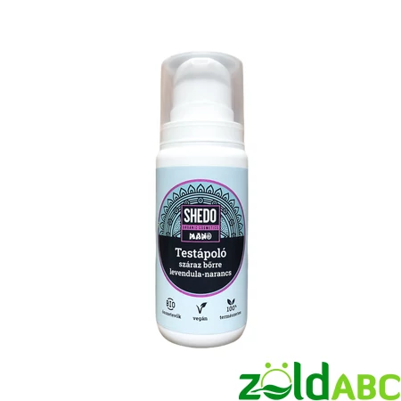 SHEDO Manó Testápoló száraz bőrre levendula-narancs, 6 hó+, 100ml, 200ml